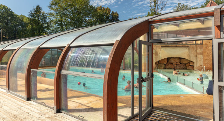camping Val d'ussel espace aquatique, piscine couverte