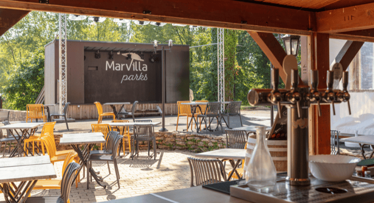 restau scene camping Val d'Ussel